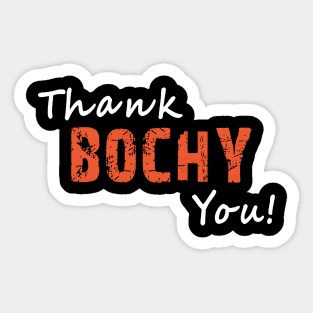 Thank You Boch Logo Sticker